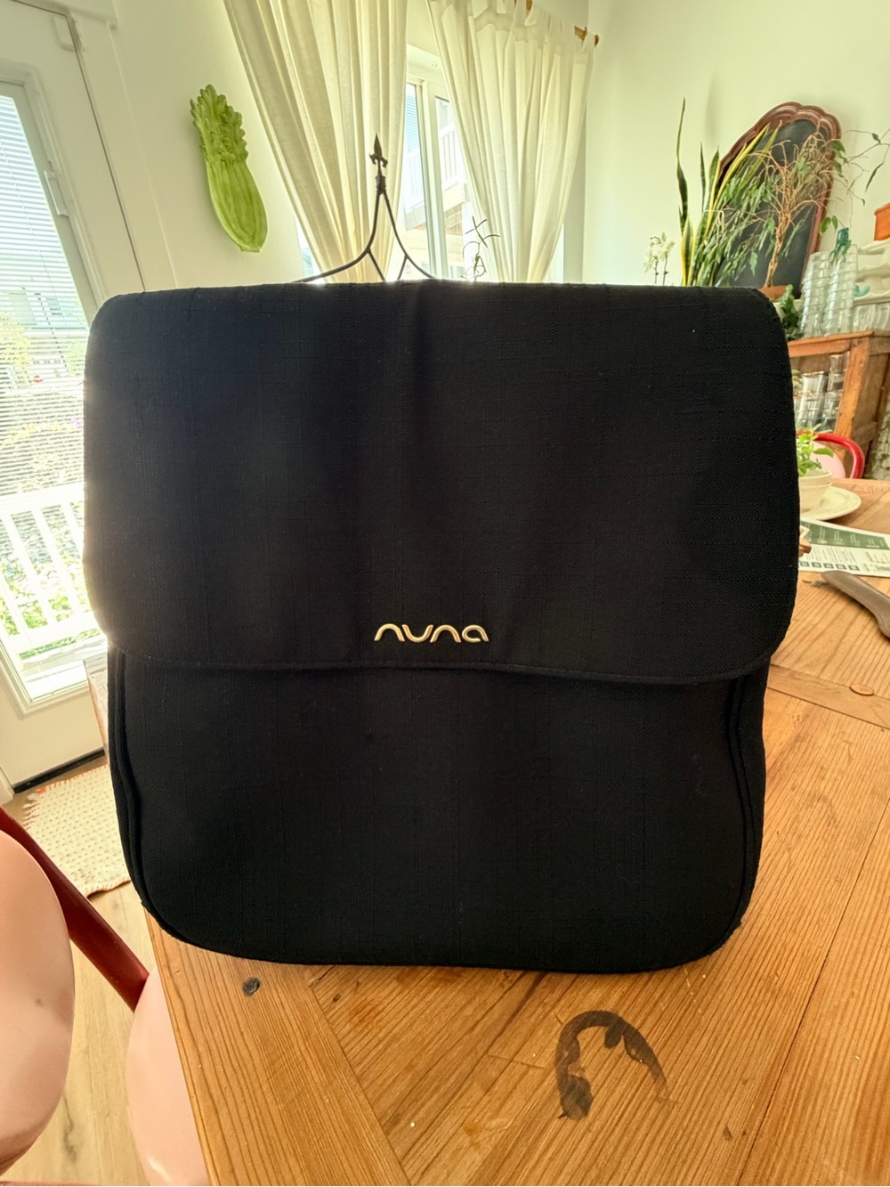 Nuna Black Baby Bag – Stylish Organizer Tote